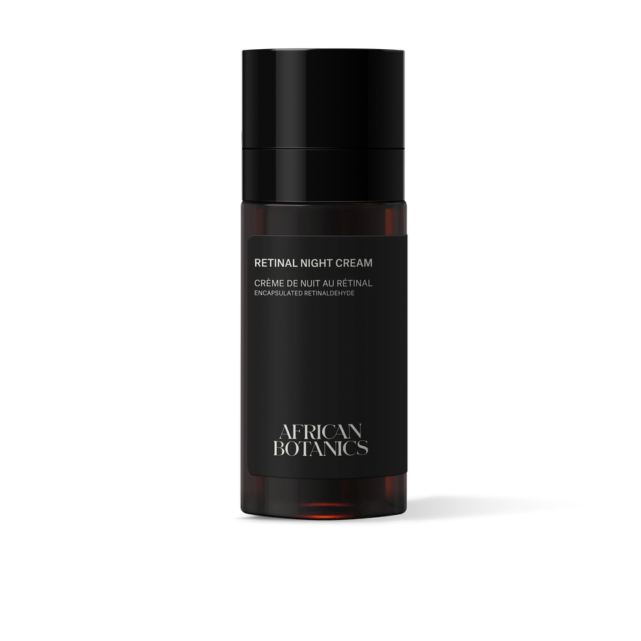 African Botanics Retinal Night Cream — luxury anti-aging night cream with 0.25% encapsulated retinaldehyde