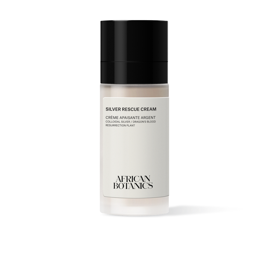 Silver Rescue Cream by African Botanics — luxury barrier repair cream for sensitive, reactive, and redness-prone skin
