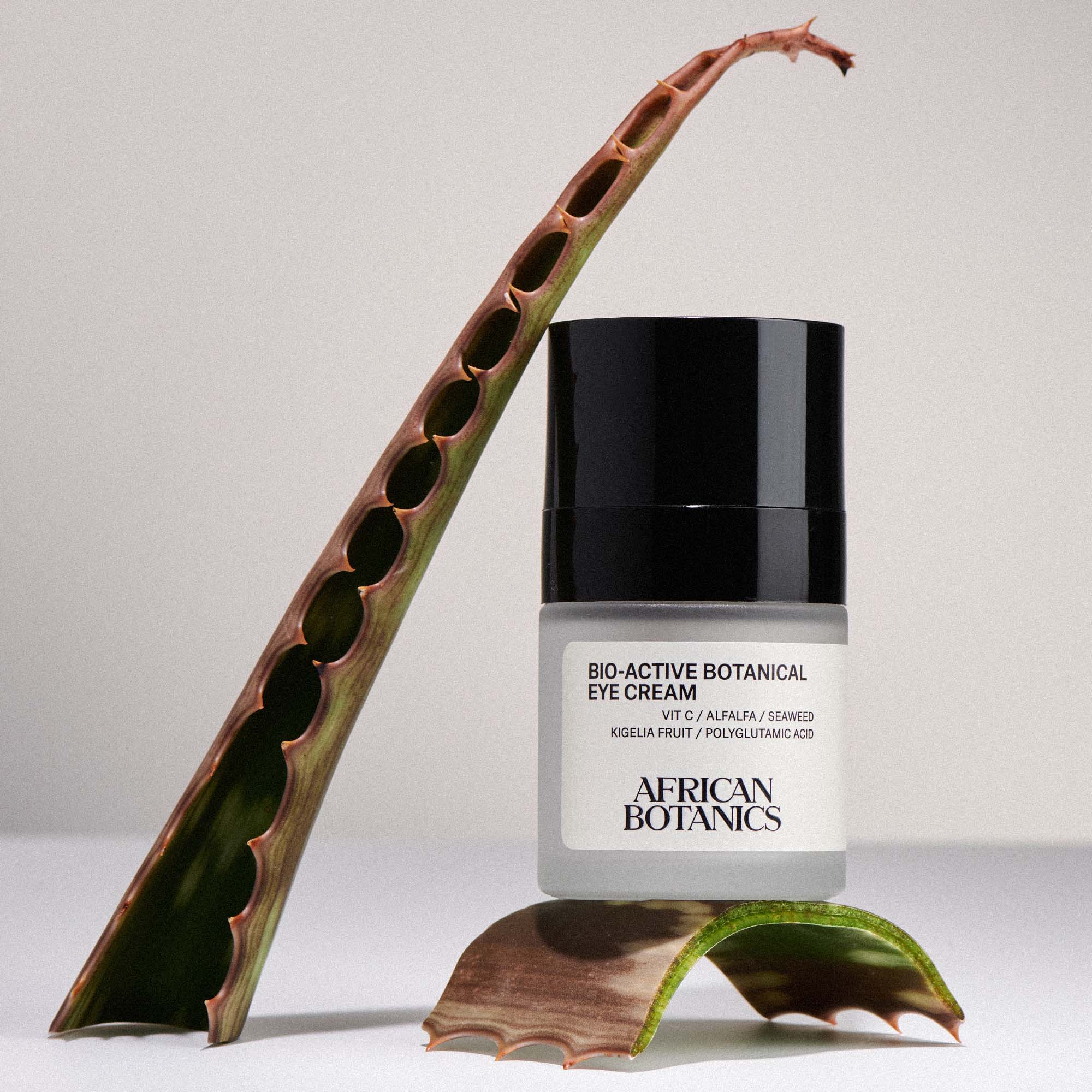 African Botanics Bio-Active Botanical Eye Cream with Seaweed, Marula, and Rooibos — vegan luxury eye cream for all skin types