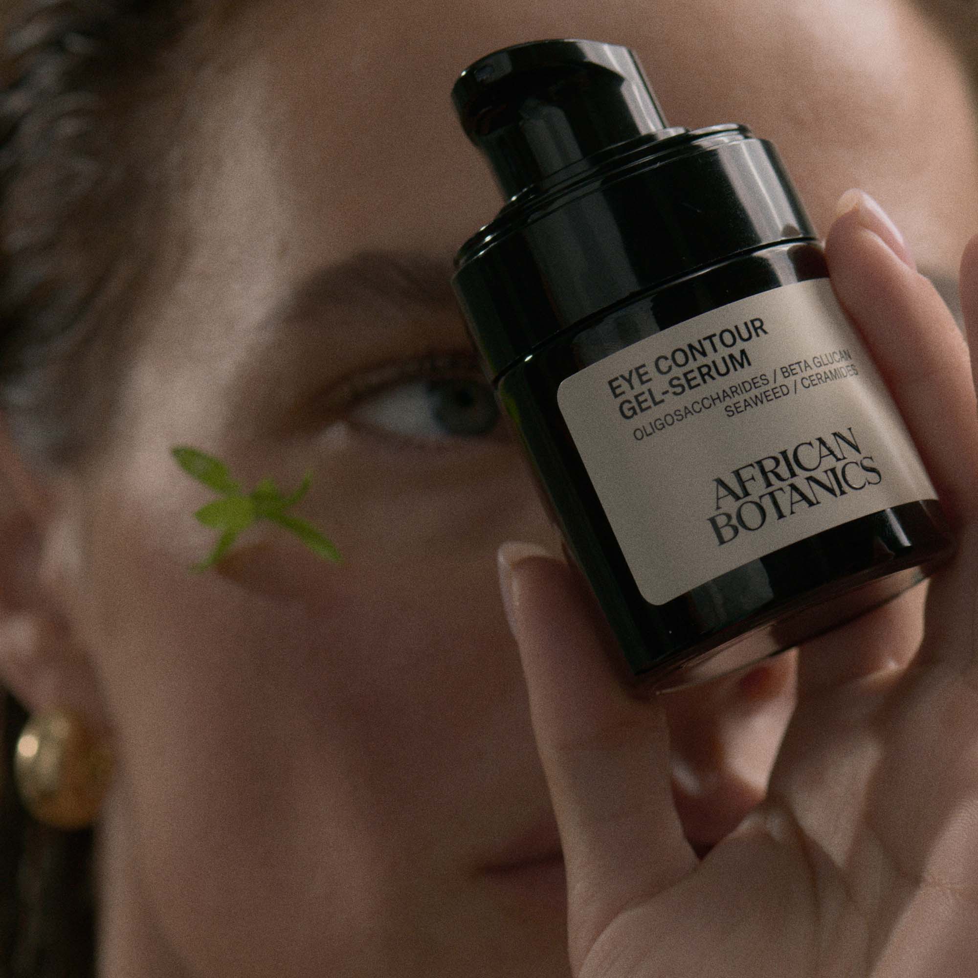 African Botanics Eye Contour Gel-Serum — fast-absorbing gel texture for firming and revitalizing the delicate eye area