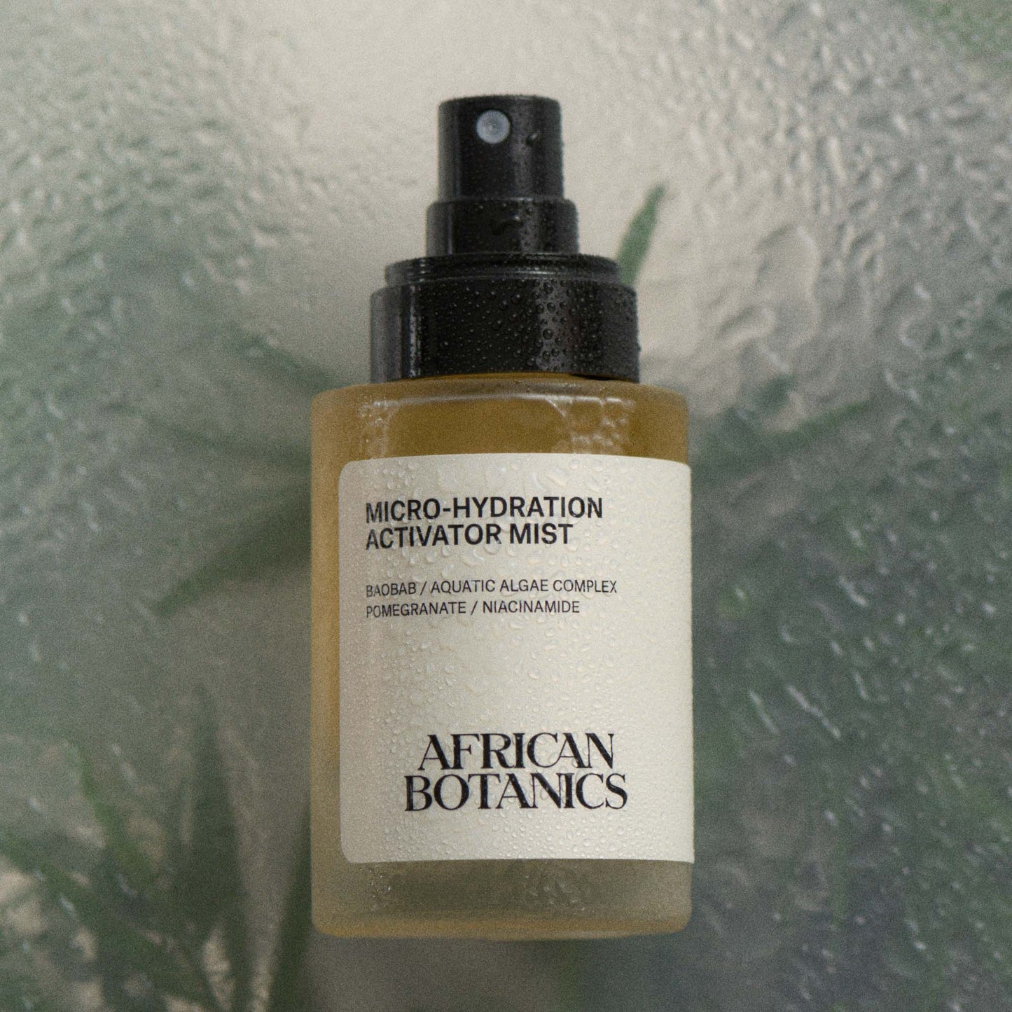 African Botanics Micro-Hydration Activator Mist — Colloidal Silver and Polyglutamic Acid hydrating face mist for all skin types including oily and reactive