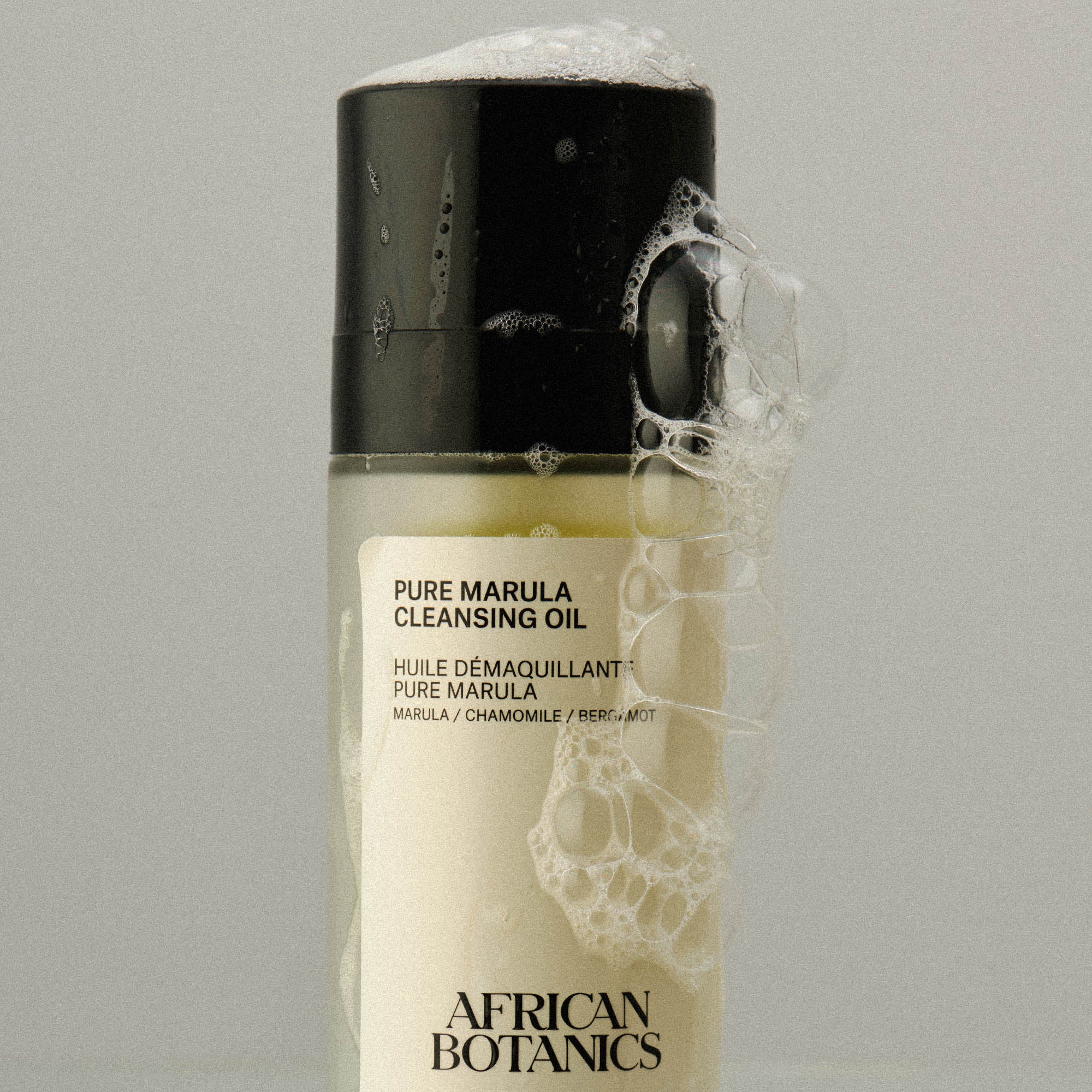 African Botanics Pure Marula Cleansing Oil — nourishing South African botanical cleansing oil for dry, oily, sensitive, and mature skin types