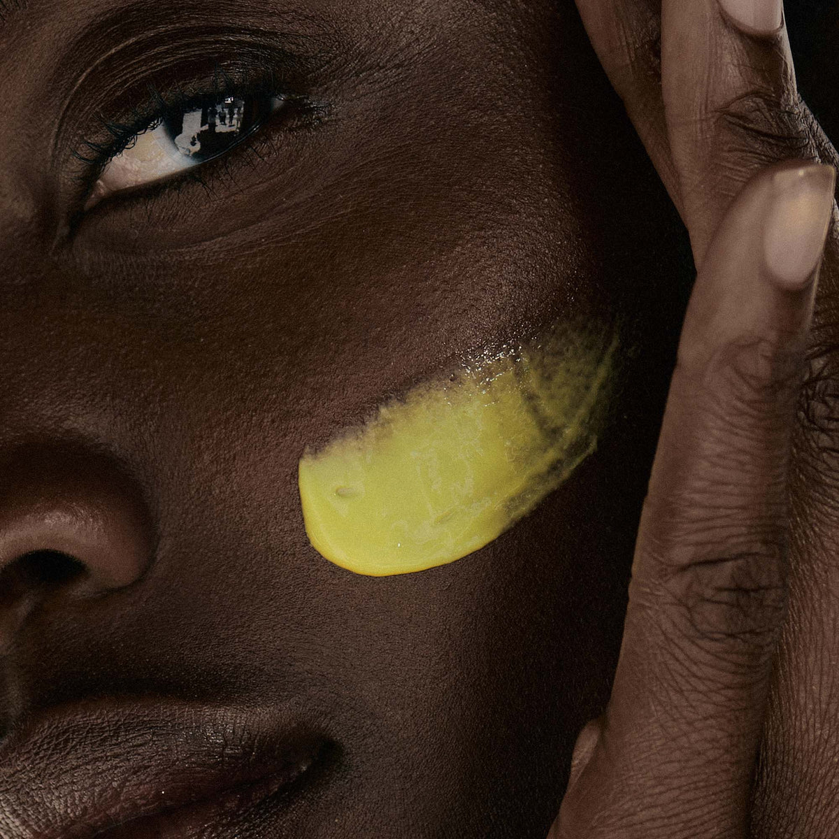 Retinal Night Cream swatch showing the silky, fast-absorbing texture of African Botanics' retinaldehyde overnight treatment