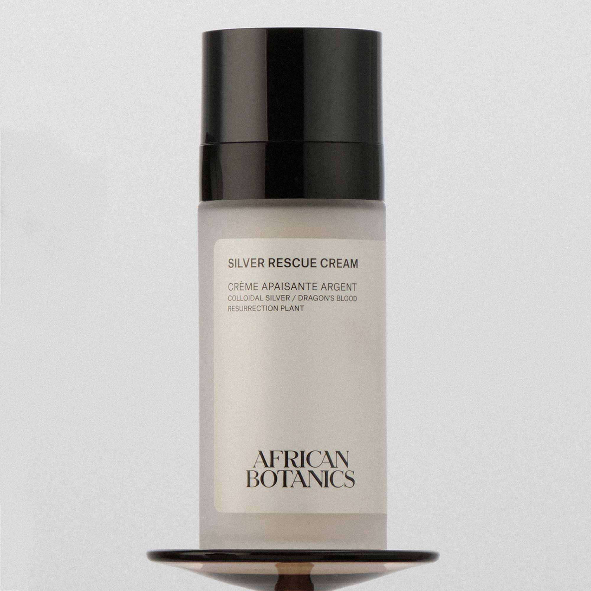 Silver Rescue Cream — calming, restorative moisturizer often used after facials, peels, and microneedling treatments
