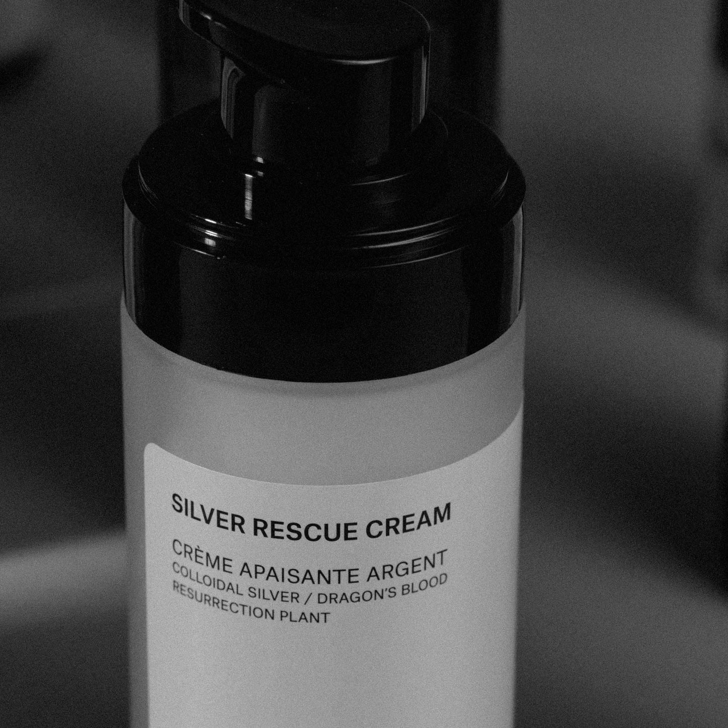 Silver Rescue Cream applied to soothe redness, restore sensitive skin, and strengthen the skin barrier