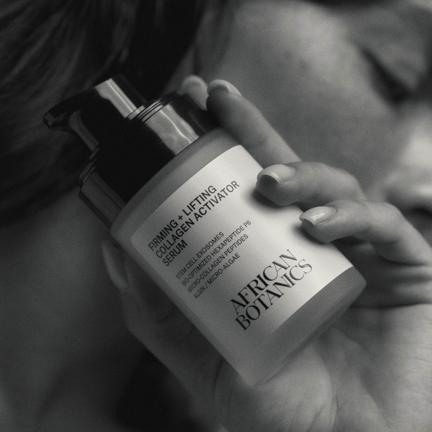 African Botanics Firming + Lifting Collagen Activator Serum with stem cell exosomes and peptides for firm, lifted skin