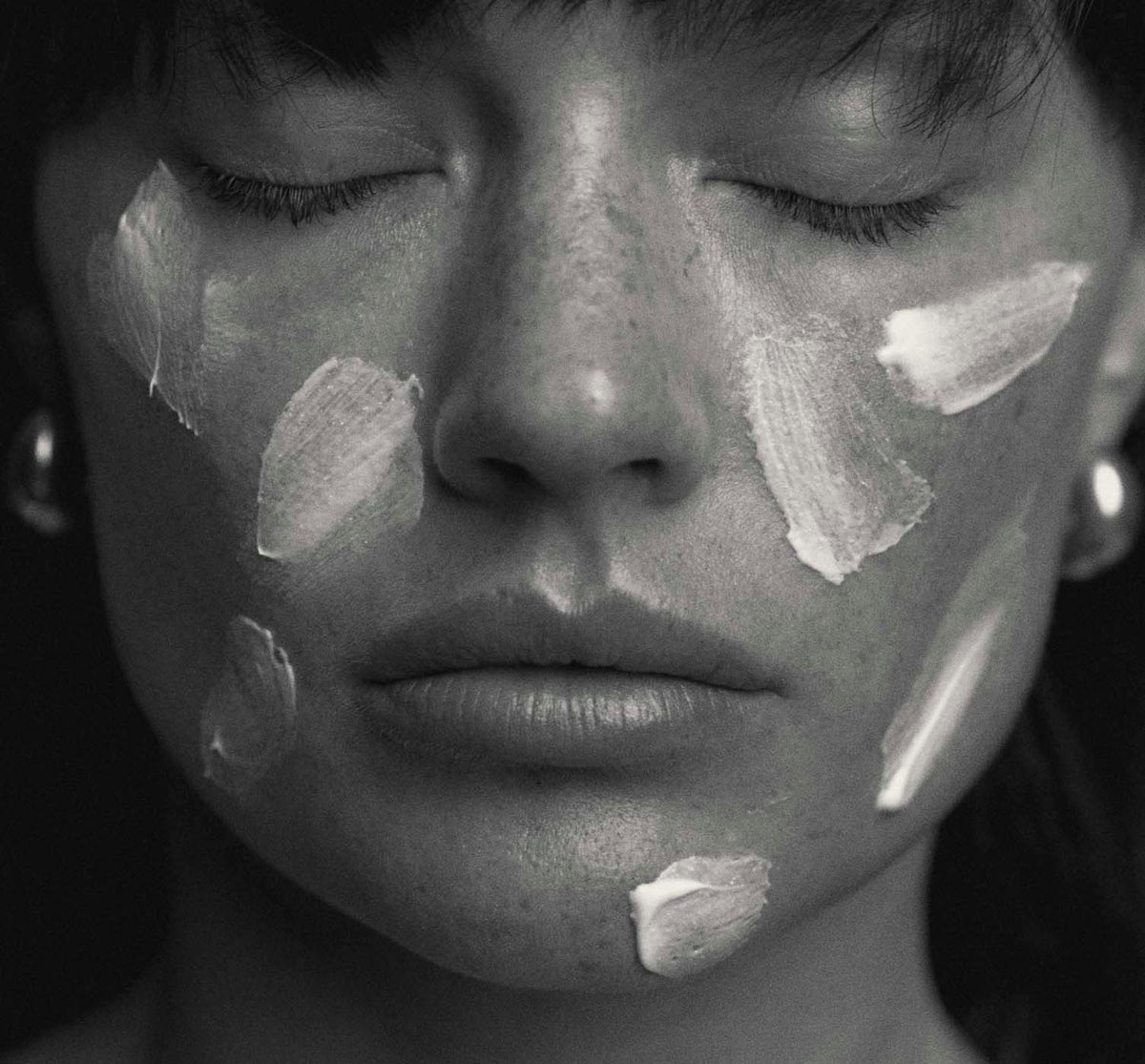 Intensive Recovery Cream applied to skin as an overnight treatment