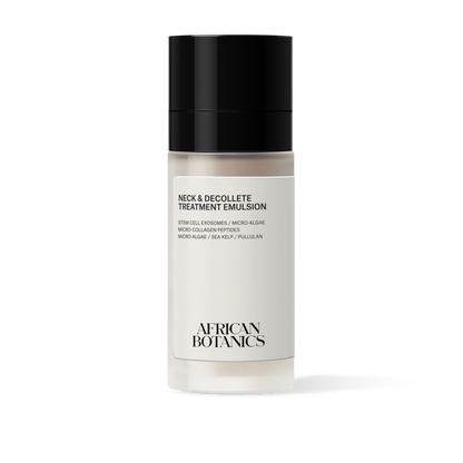 African Botanics Neck & Décolleté Treatment Emulsion pro-collagen firming moisturizer