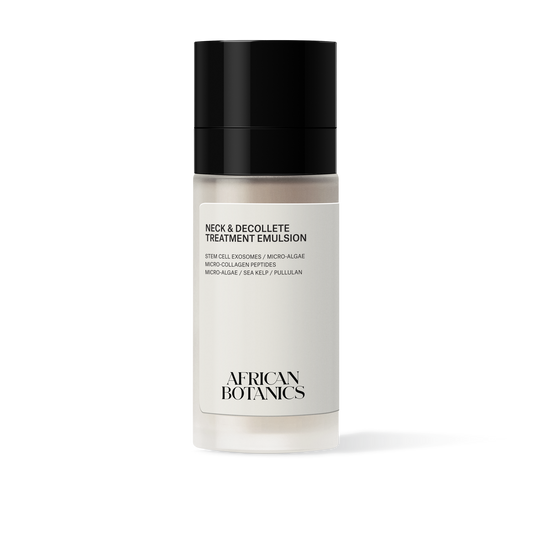 African Botanics Neck & Décolleté Treatment Emulsion pro-collagen firming moisturizer