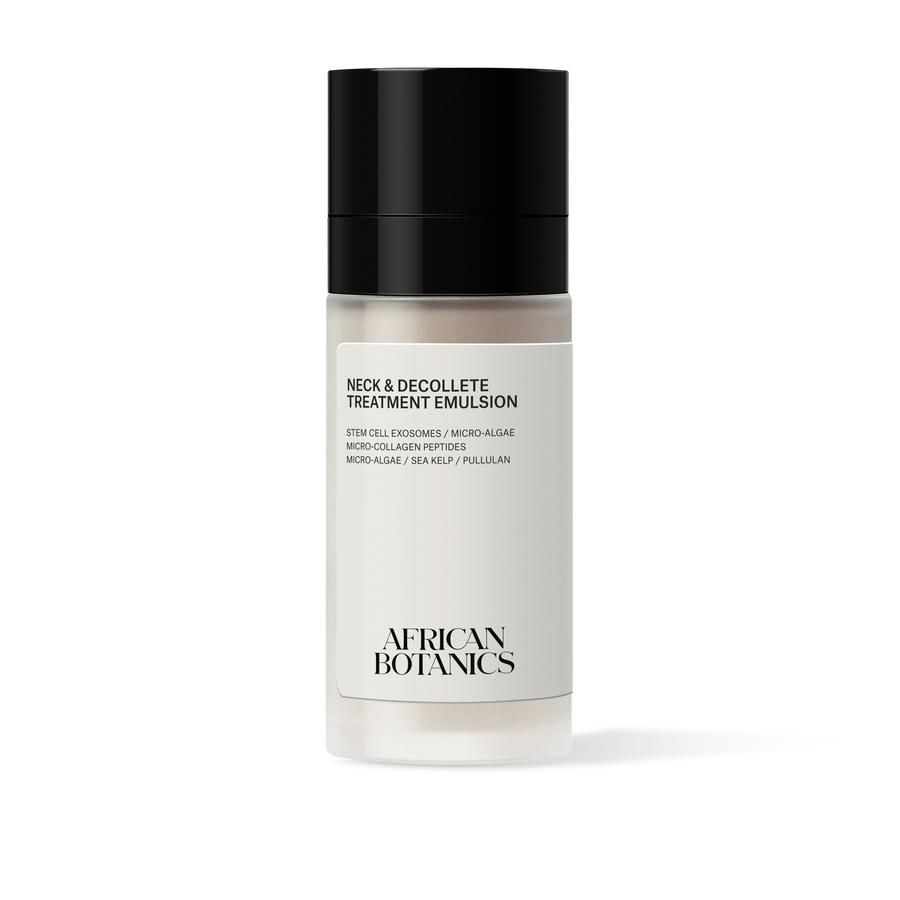 African Botanics Neck & Décolleté Treatment Emulsion pro-collagen firming moisturizer